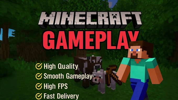 Record minecraft gameplay background in high quality by Tungle88 | Fiverr