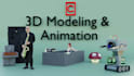 do a small scale 3d modeling and animation