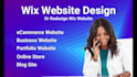 build wix website design or redesign wix website