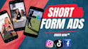 create high converting short video ads for dropshipping products