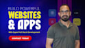 develop a fast secure and modern web platform as a full stack developer