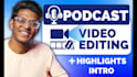 do multicam podcast video editing for zoom podcast interview and riverside