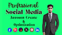 do professional social media accounts create and optimize