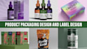 do product label, box, and pouch packaging design