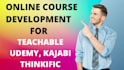 create brand new video course for udemy kajabi teachable thinkific