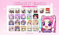 create anime chibi animated emotes for twitch