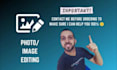 do any image editing on photoshop in 24h