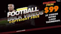 do football soccer highlight video in 4k within 24 hours