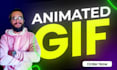 create custom animated GIF banner and ad for you