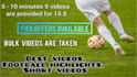 do monetizable football video or soccer 4k highlight videos
