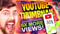 make amazing clickbait youtube thumbnail in 1 hour