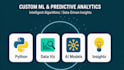 develop a custom machine learning model for prediction and data analysis