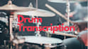 transcribe drums from any song