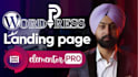 build, redesign a stunning wordpress landing page website for your business
