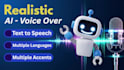 generate realistic text to speech ai voice over for your projects