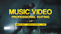 do classy music video editing for band rock, metal or solo