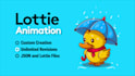 create json lottie animation for your website and app