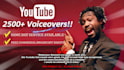 be your youtube, energetic urban, southern, american voiceover artist