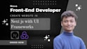 create fast and SEO optimized front end websites using next js