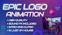create best logo animation or youtube intro video
