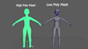 fix your 3d model, retopology, uv mapping
