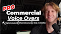 record a professional young american english male voiceover