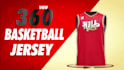 3d sublimation basketball jersey design with animation