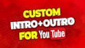 create you a youtube, podcast intro and outro logo animation
