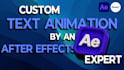 animate your text with professional after effects motion