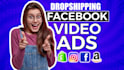create shopify facebook video ads for dropshipping video ads