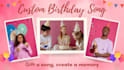 create custom birthday song