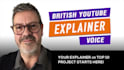 record a british explainer voice over for video
