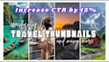 design amazing travel vlog thumbnails