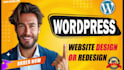design or redesign modern responsive wordpress website