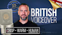 be your best real human british voiceover
