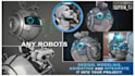 create 3d robot modeling and mechanical animation