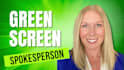 be your green screen video spokesperson presenter