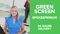 removing green screen and replace background video or image