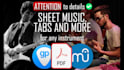 do music transcription or any similar work