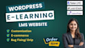 build a wordpress elearning website using tutor lms pro, learn dash and others