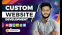 do website development as full stack web developer, front end, backend developer