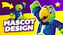 create cartoon character design mascot