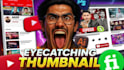 design custom premium attractive clickbait youtube thumbnail