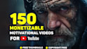 create monetizable motivational videos for youtube channel