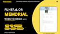 create custom website for funeral, memorial, obituary