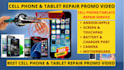 make phone repair and tablet or iphone repair promo ads