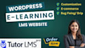 develop a wordpress online course website using tutor lms pro