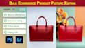 do bulk ecommerce product picture editing white background lightroom