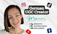 create ugc tiktok or reels in german
