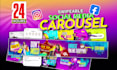 design carousel post for instagram, linkedin, facebook, social media posts